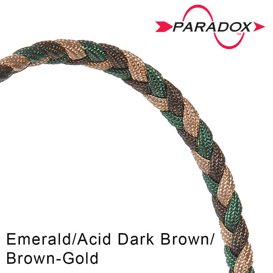 Original Standard Braided BowSling - Emerald/Brown Gold/Acid Dark Brown C-22